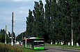 ЛАЗ-Е301D1 #2204 27-го маршрута на проспекте Постышева следует через Григоровский бор