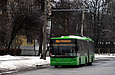 ЛАЗ-Е301D1 #2204 3-го маршрута на улице Танкопия в районе бульвара Богдана Хмельницкого