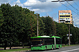 ЛАЗ-Е301D1 #2204 3-го маршрута на проспекте Героев Сталинграда в районе улицы Линецкого