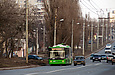 ЛАЗ-Е301D1 #2205 3-го маршрута на проспекте Героев Сталинграда в районе улицы Тагильской