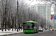 ЛАЗ-Е301D1 #2205 1-го маршрута на проспекте Маршала Жукова между улицами Слинько и Танкопия