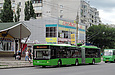 ЛАЗ-Е301D1 #2205 3-го маршрута на проспекте Героев Сталинграда перед отправлением от остановки "Улица Фонвизина"