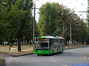 ЛАЗ-Е301D1 #2205 1-го маршрута на улице Танкопия в районе переулка Байрона