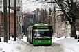 ЛАЗ-Е301D1 #2205 3-го маршрута в Лопатинском переулке возле улицы Кузнечной