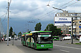 ЛАЗ-Е301D1 #2205 3-го маршрута на проспекте Героев Сталинграда в районе проспекта Льва Ландау