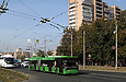 ЛАЗ-Е301D1 #2205 3-го маршрута на проспекте Героев Сталинграда возле улицы Троллейбусной