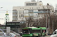 ЛАЗ-Е301D1 #2205 3-го маршрута на Подольском мосту