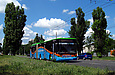 ЛАЗ-Е301D1 #2206 3-го маршрута на проспекте Героев Сталинграда возле переулка Воронихина