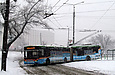 ЛАЗ-Е301D1 #2206 3-го маршрута разворачивается на конечной станции "Улица Университетская"