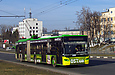 ЛАЗ-Е301D1 #2206 3-го маршрута на проспекте Гагарина в районе улицы Сидоренковской