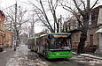 ЛАЗ-Е301D1 #2207 3-го маршрута в Лопатинском переулке за поворотом с улицы Кузнечной