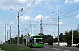 ЛАЗ-Е301D1 #2207 1-го маршрута на проспекте Петра Григоренко в районе улицы Танкопия