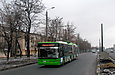ЛАЗ-Е301D1 #2208 на проспекте Гагарина между улицами Одесской и Ньютона