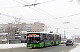 ЛАЗ-Е301D1 #2208 6-го маршрута в Подольском переулке следует по одноименному мосту