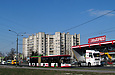 ЛАЗ-Е301D1 #2209 3-го маршрута на проспекте Гагарина в районе улицы Зерновой