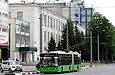 ЛАЗ-Е301D1 #2209 3-го маршрута на проспекте Гагарина в районе проспекта Героев Сталинграда
