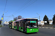 ЛАЗ-Е301D1 #2209 3-го маршрута на проспекте Гагарина в районе улицы Молочной