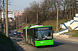 ЛАЗ-Е301D1 #2210 11-го маршрута на Карповском спуске в районе улицы Володарского