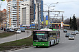 ЛАЗ-Е301D1 #2210 3-го маршрута на проспекте Гагарина в районе улицы Бутлеровской