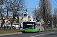 ЛАЗ-Е301D1 #2210 3-го маршрута на проспекте Героев Сталинграда в районе улицы Холмогорской