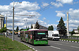 ЛАЗ-Е301D1 #2210 3-го маршрута на проспекте Гагарина в районе Бутлеровского въезда