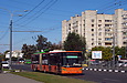 ЛАЗ-Е301D1 #2210 3-го маршрута на проспекте Гагарина возле перекрестка с улицей Зерновой