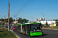 ЛАЗ-Е301D1 #2211 3-го маршрута на проспекте Гагарина в районе Бутлеровского въезда