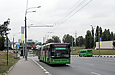 ЛАЗ-Е301D1 #2211 3-го маршрута на проспекте Гагарина в районе железнодорожного путепровода