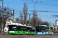 Богдан-Т70117 #2637 и ЛАЗ-Е301D1 #2211 в открытом парке Троллейбусного депо №2