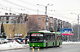 ЛАЗ-Е301D1 #2212 1-го маршрута на проспекте Петра Григоренко в районе бульвара Юрьева