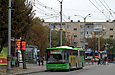 ЛАЗ-Е301D1 #2212 1-го маршрута на проспекте Петра Григоренко в районе проспекта Героев Сталинграда