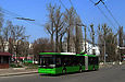 ЛАЗ-Е301D1 #2213 27-го маршрута на проспекте Постышева возле улицы Нариманова