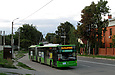 ЛАЗ-Е301D1 #2213 27-го маршрута на улице Холодногорской в районе улицы Нижнегиевской