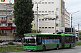 ЛАЗ-Е301D1 #2213 3-го маршрута на проспекте Героев Сталинграда возле улицы Троллейбусной