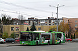 ЛАЗ-Е301D1 #2214 1-го маршрута на проспекте Петра Григоренко возле бульвара Юрьева