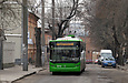 ЛАЗ-Е301D1 #2215 3-го маршрута в Соляниковском переулке перед выездом на улицу Гамарника
