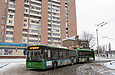 ЛАЗ-Е301D1 #2215 19-го маршрута на конечной станции "Улица Одесская"
