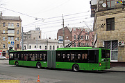 ЛАЗ-Е301D1 #2215 на проспекте Гагарина возле улицы Плехановской
