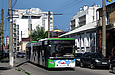 ЛАЗ-Е301D1 #2215 3-го маршрута на улице Кузнечной возле Троицкого переулка