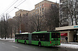 ЛАЗ-Е301D1 #2215 12-го маршрута на улице 23-го Августа в районе улицы Клочковской
