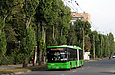 ЛАЗ-Е301D1 #2216 1-го маршрута на улице Танкопия отправился от остановки "Станция юных туристов"