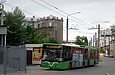 ЛАЗ-Е301D1 #2216 6-го маршрута прибыл на конечную "Улица Университетская"