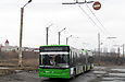 ЛАЗ-Е301D1 #2217 35-го маршрута во время дневного отстоя на конечной станции "Улица Уборевича"