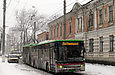 ЛАЗ-Е301D1 #2217 3-го маршрута на улице Кузнечной возле переулка Дубового