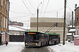ЛАЗ-Е301D1 #2217 3-го маршрута поворачивает в Соляниковский переулок из Лопатинского переулка