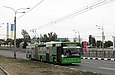 ЛАЗ-Е301D1 #2218 5-го маршрута на проспекте Гагарина в районе улицы Державинской