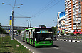 ЛАЗ-Е301D1 #2218 5-го маршрута на проспекте Гагарина между улицами Молочной и Державинской