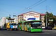 ЛАЗ-Е301D1 #2218 5-го маршрута на проспекте Гагарина возле Автовокзала