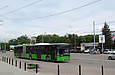 ЛАЗ-Е301D1 #2219 1-го маршрута на проспекте Маршала Жукова возле Дворца Спорта