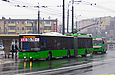ЛАЗ-Е301D1 #2219 3-го маршрута на проспекте Героев Сталинграда на остановке "Улица Одесская"